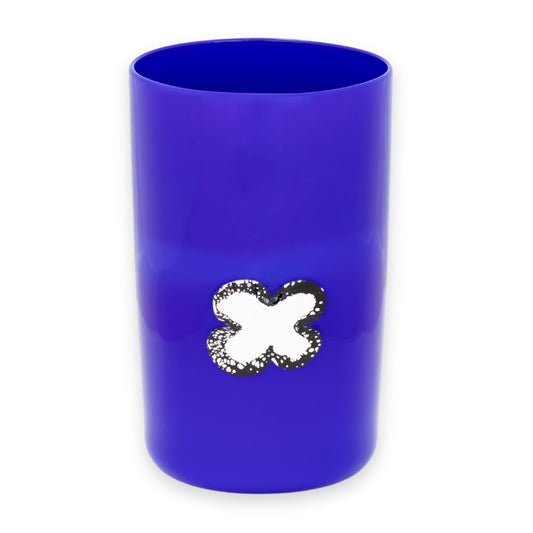 Monmouth Studio Glass Vase | Matisse Cobalt Rosette