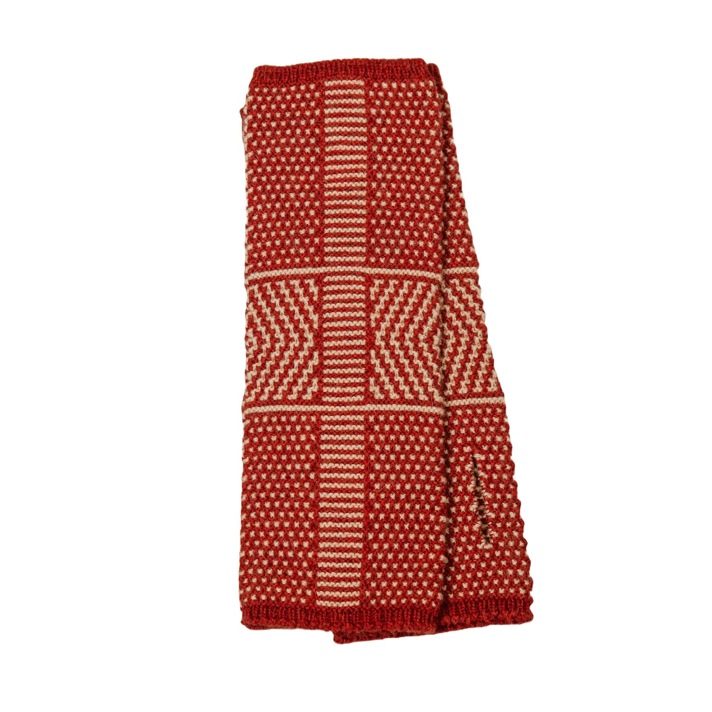 Knit Shepherd Taranaki Wrist Warmers Pōhutukawa Merino