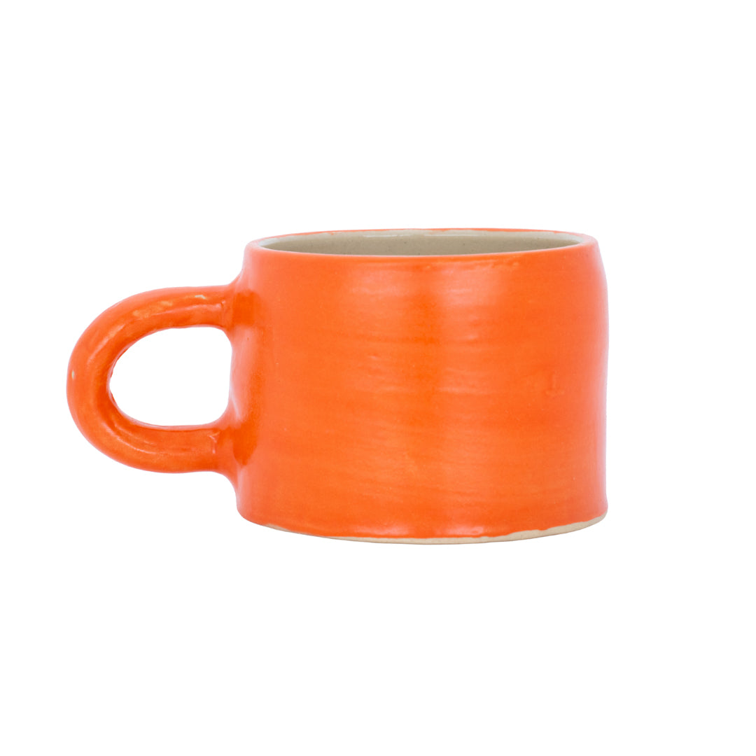 Slab Ceramics Mug Tangerine