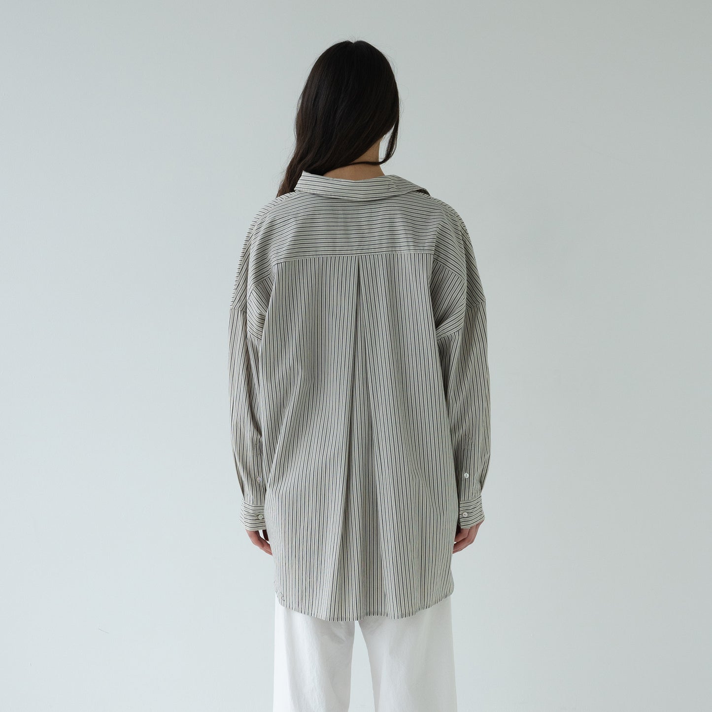 Sophie Store Love This Shirt Charcoal Stripes