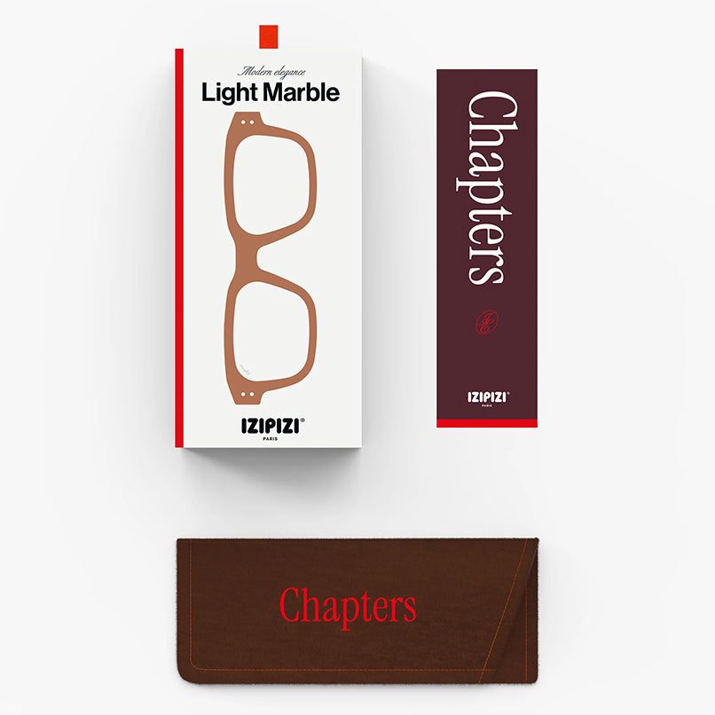 Izipizi Readers Quote Light Marble