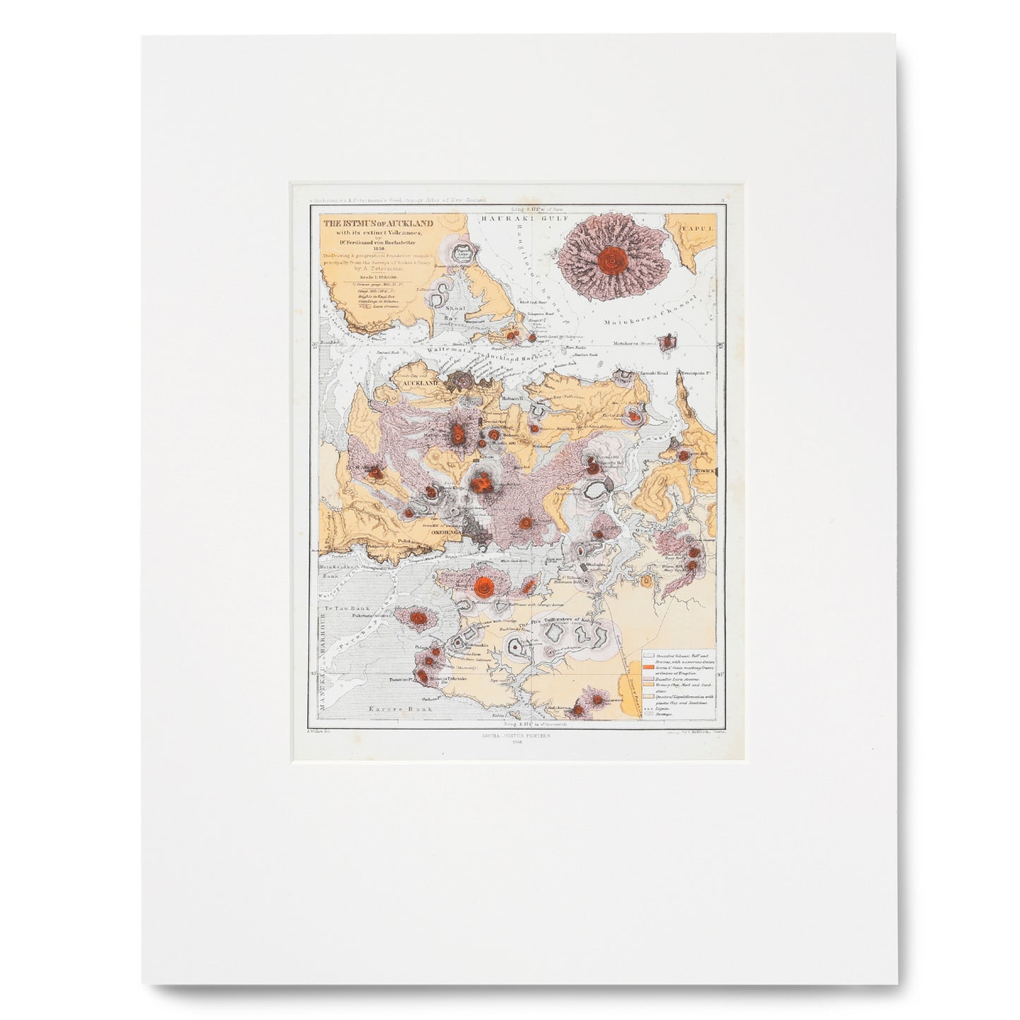 Isthmus of Auckland Print