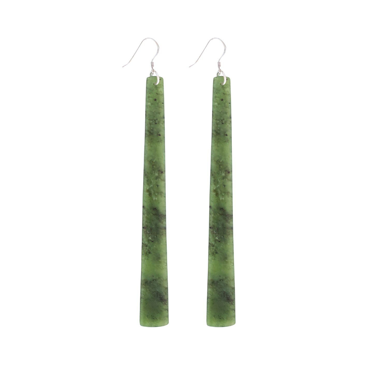 Sands Studio Long Square Pounamu Earrings