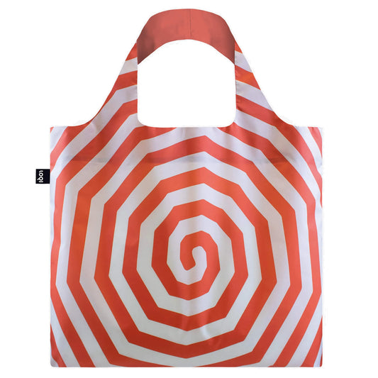 Loqi Bourgeois Red Spirals Shopper