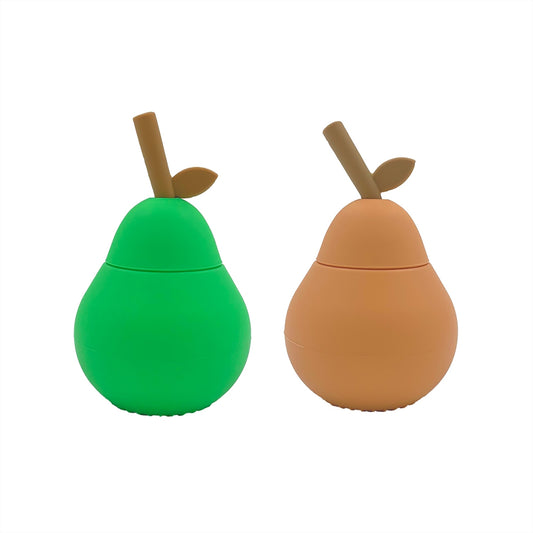 Pear Cups Apricot & Green