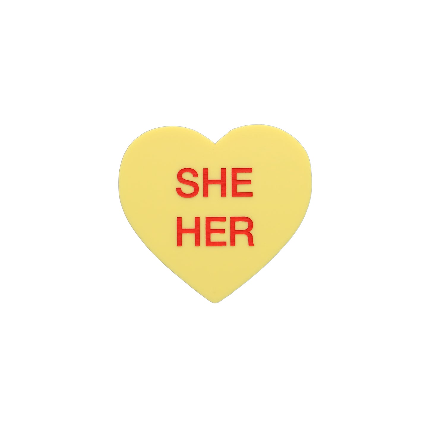 Gentle Reminder Heart Pin