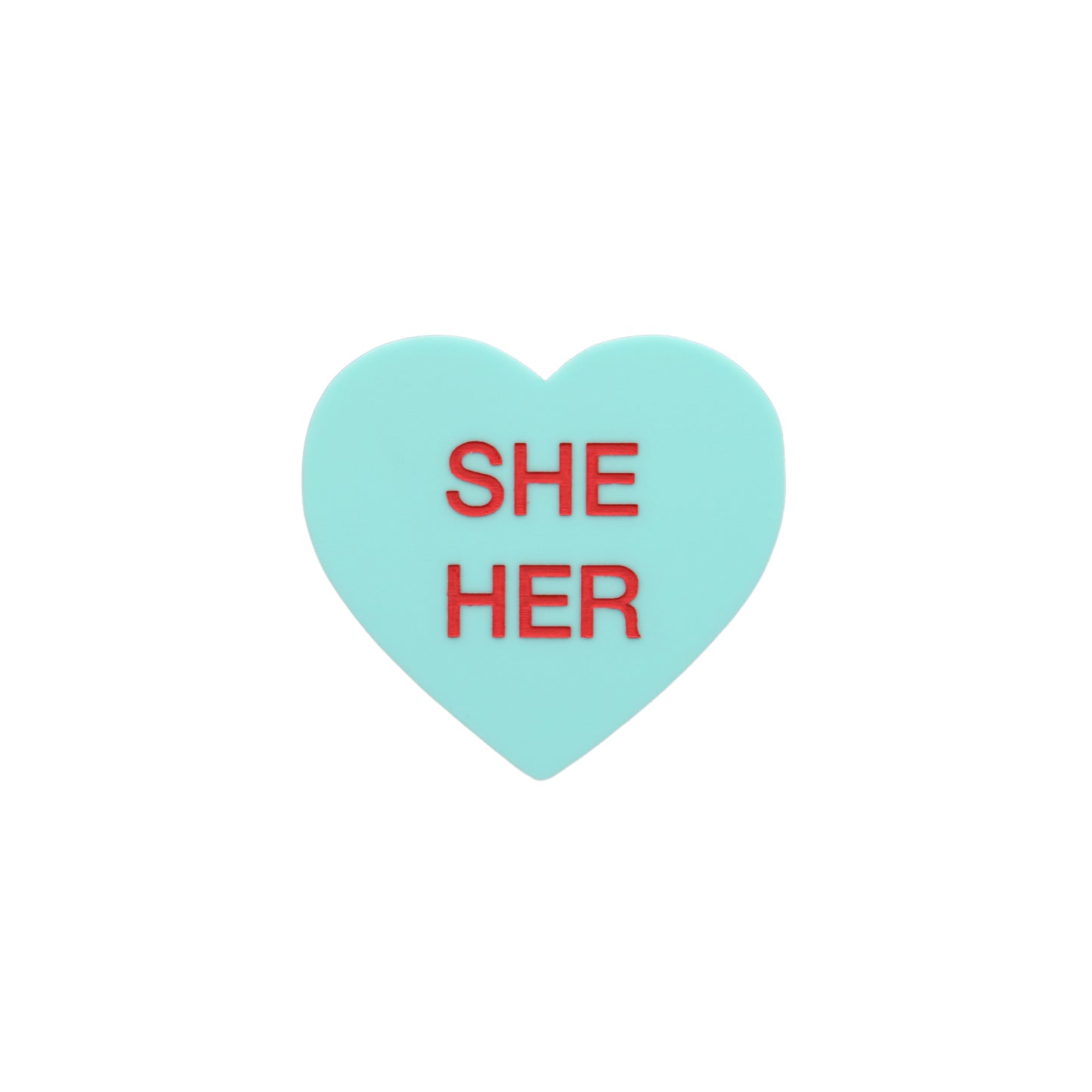 Gentle Reminder Heart Pin