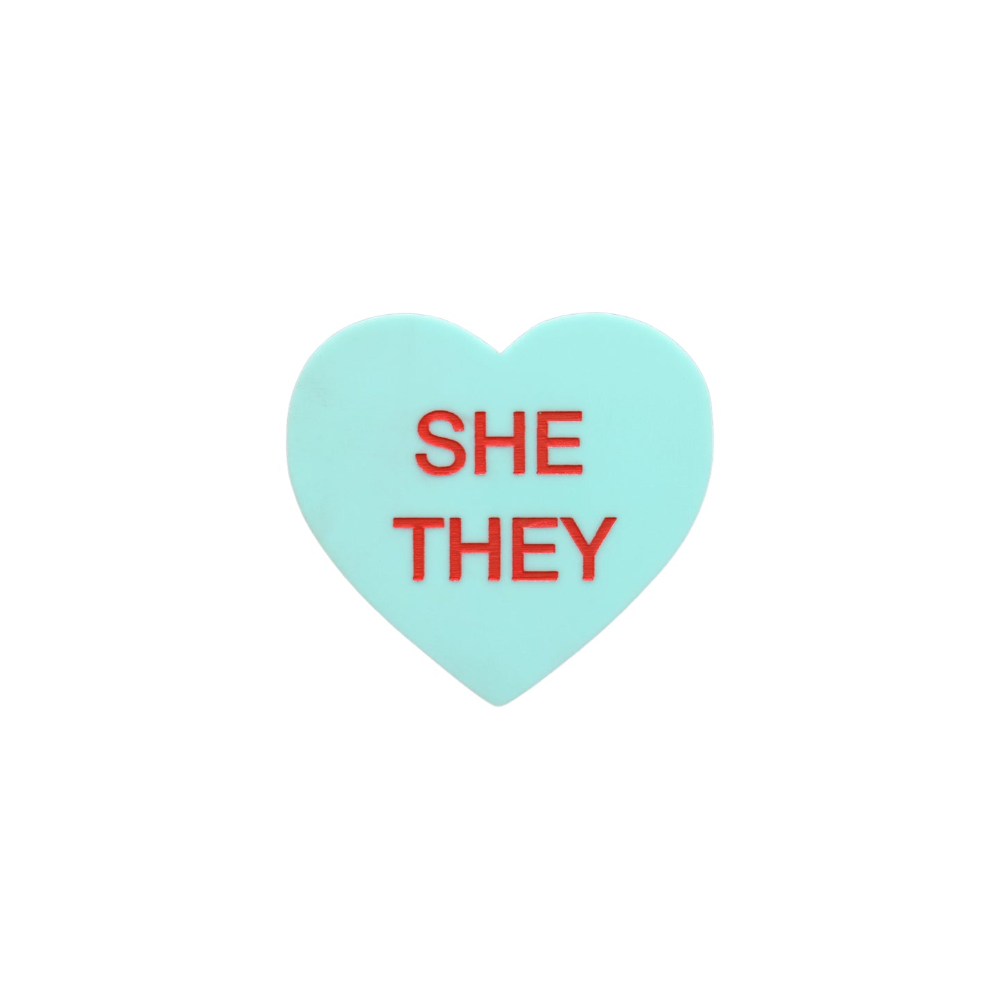 Gentle Reminder Heart Pin