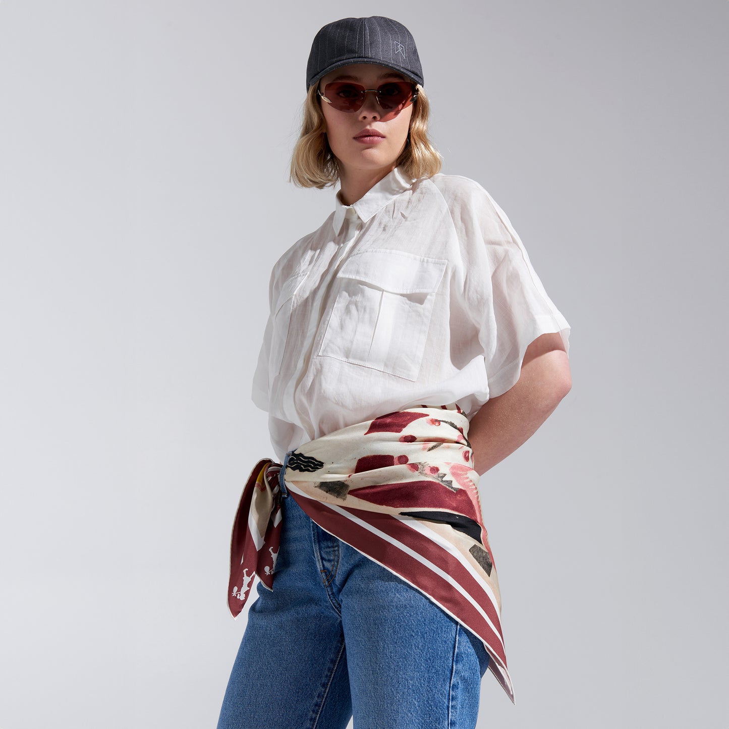 Karen Walker x Eileen Mayo Silk Scarf