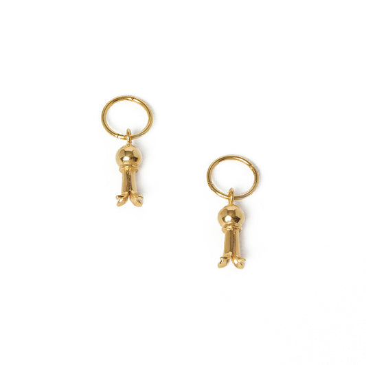 Charlotte Penman Bebe Granada Earrings Gold