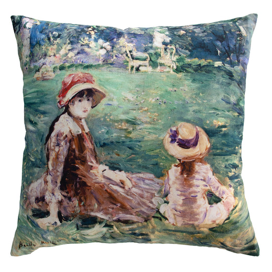 Berthe Morisot In the Garden Cushion Cover