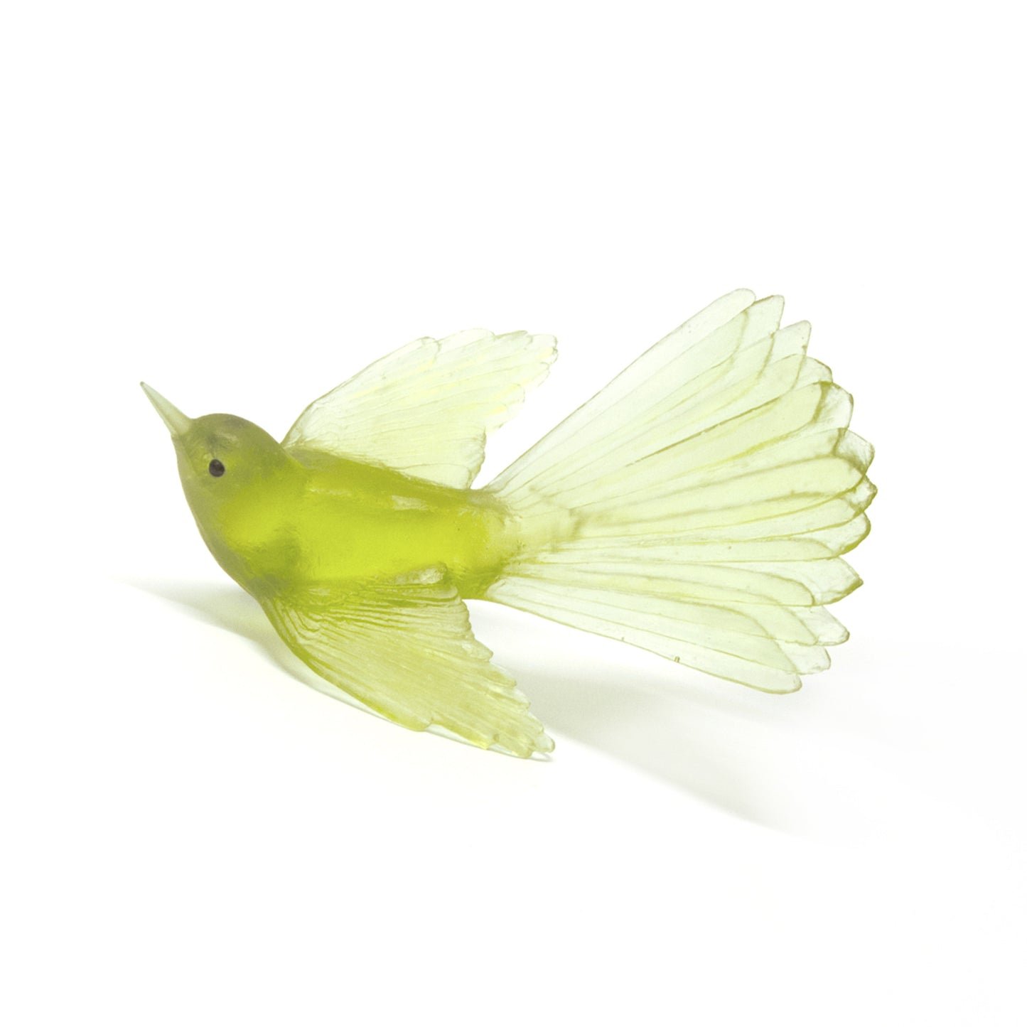 Luke Jacomb Glass Pīwakawaka | Fantail Rhubarb