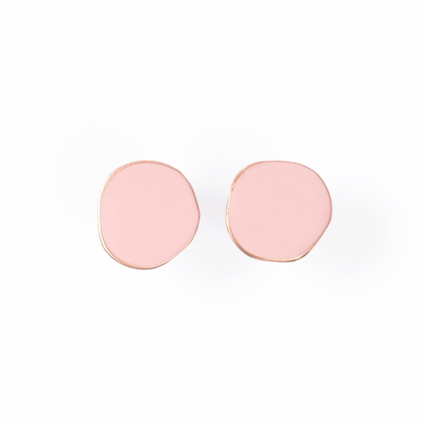 Love Fool Dot Studs Pink