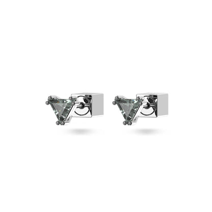 Swarovski Stilla Stud Earrings Grey