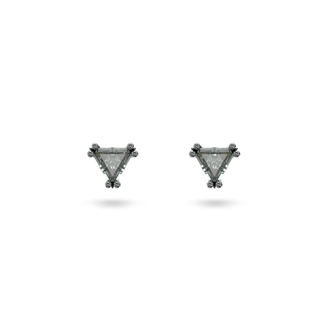 Swarovski Stilla Stud Earrings Grey