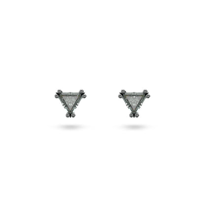 Swarovski Stilla Stud Earrings Grey