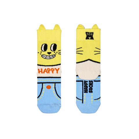 Kids Cat Happy Socks