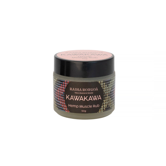 Raiha Rongoā Kawakawa Hemp Muscle Rub 50g