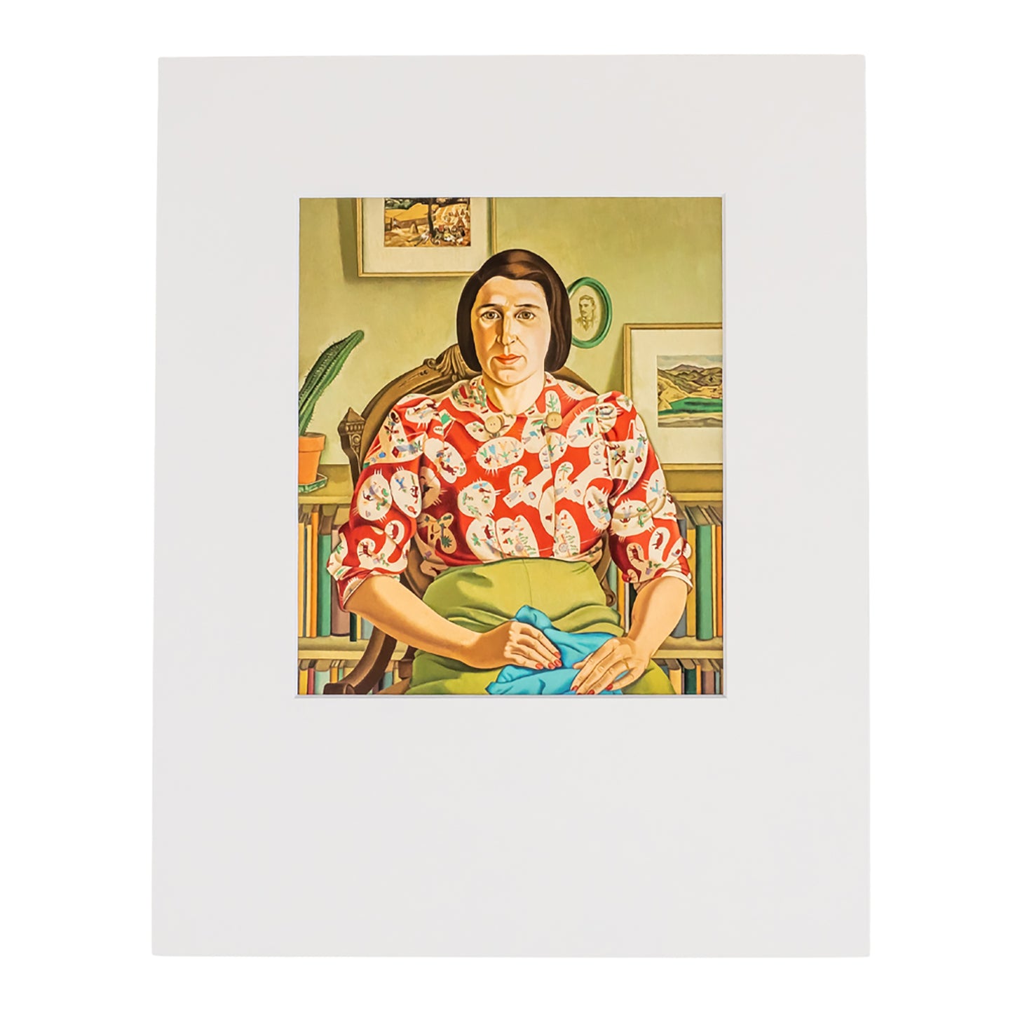 Portrait of Betty Curnow Print