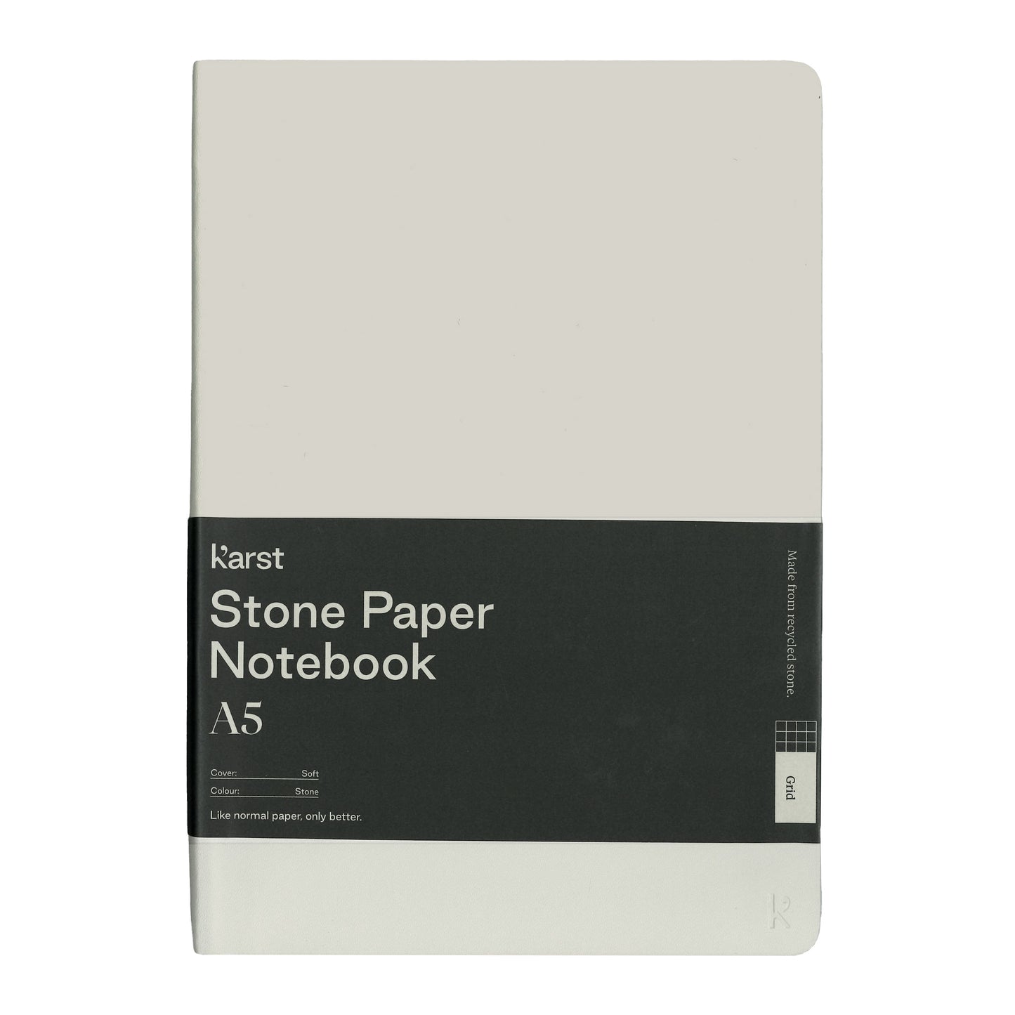 Karst Stone Paper A5 Grid Notebook Stone