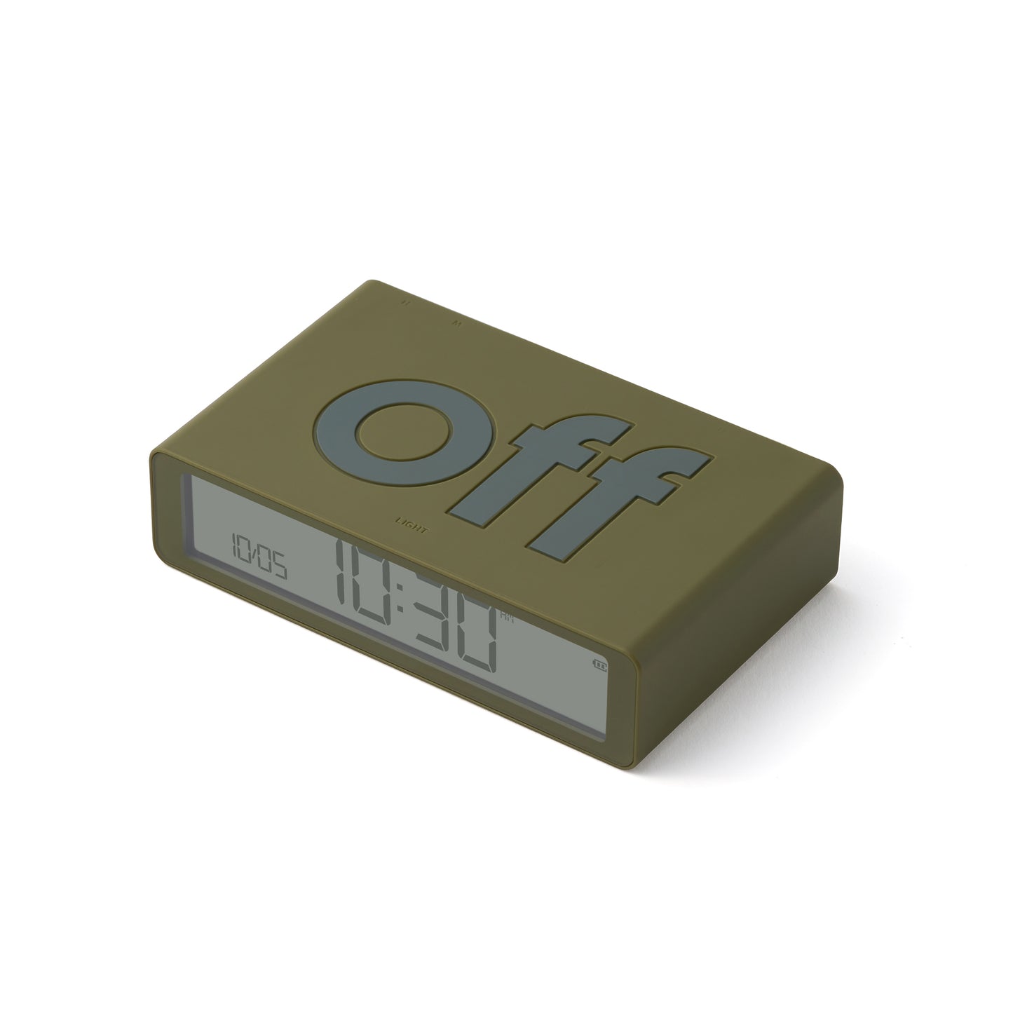 Flip Alarm Clock Khaki