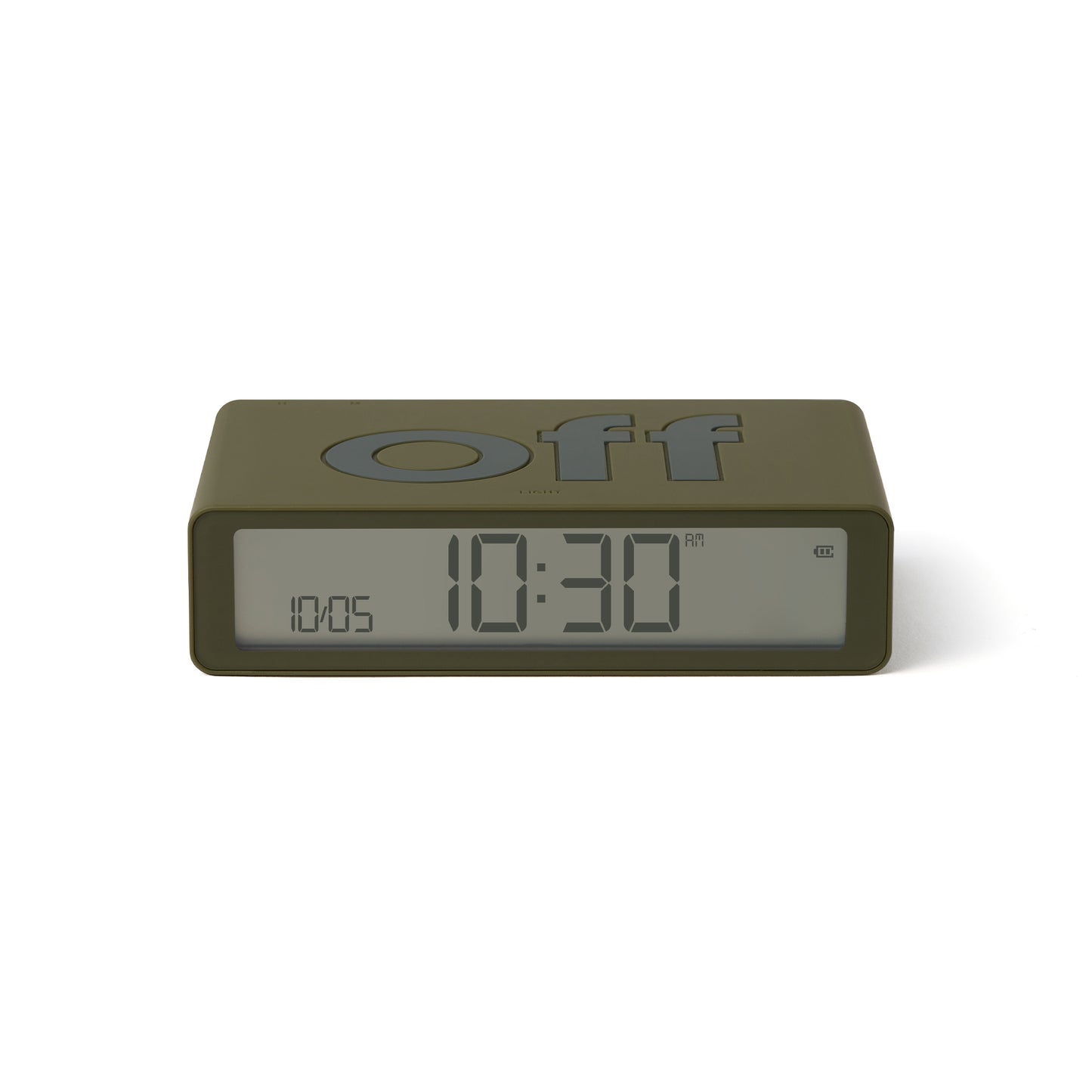 Flip Alarm Clock Khaki