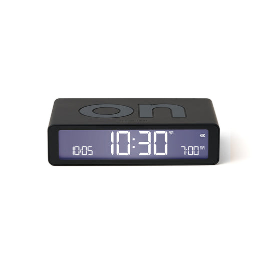 Flip Alarm Clock Black