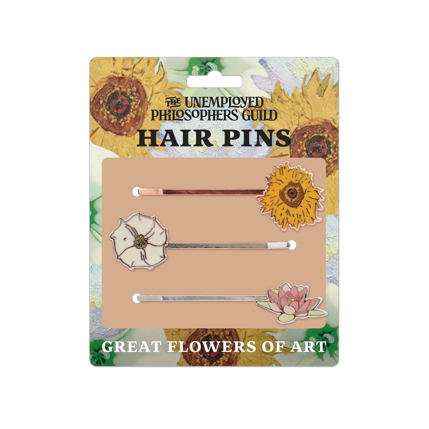 Great Flowers of Art Hair Pins