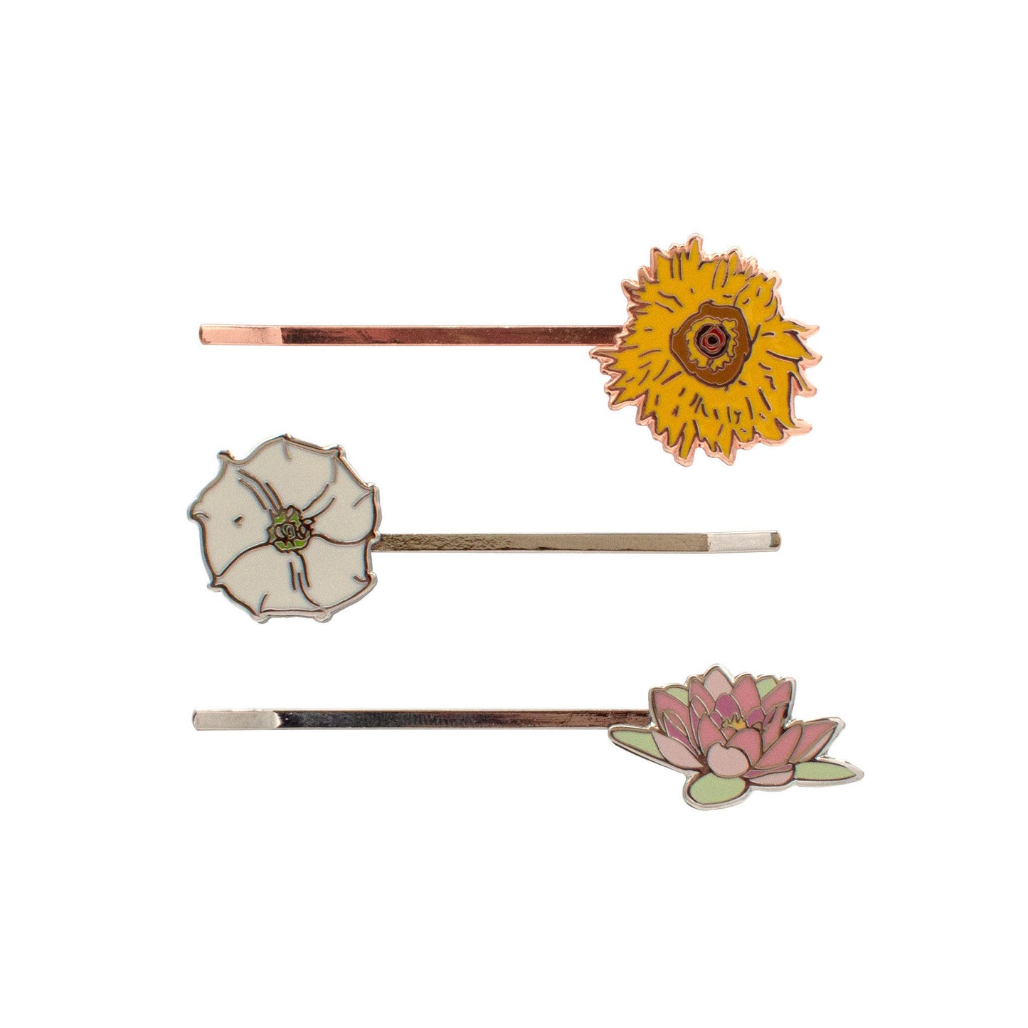 Great Flowers of Art Hair Pins