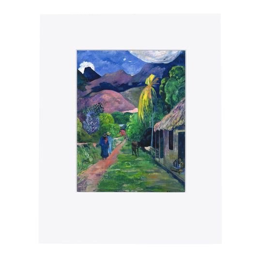 Gauguin Street in Tahiti Print