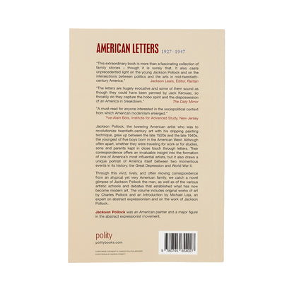 Jackson Pollock: American Letters 1927-1947