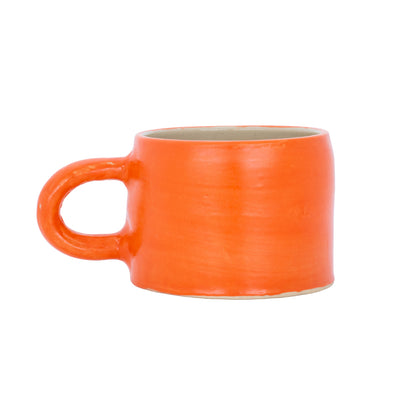 Slab Ceramics Mug Tangerine - Auckland Art Gallery Shop