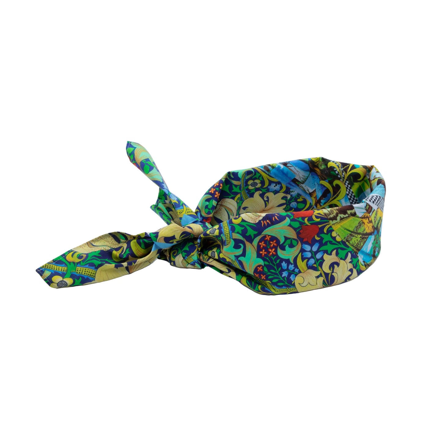Kehinde Wiley Blue Neon Bandana