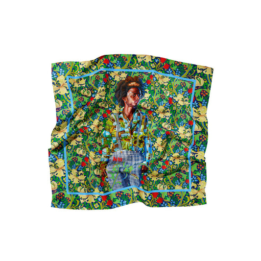 Kehinde Wiley Blue Neon Bandana