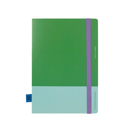 Bound Notebook Sky & Green