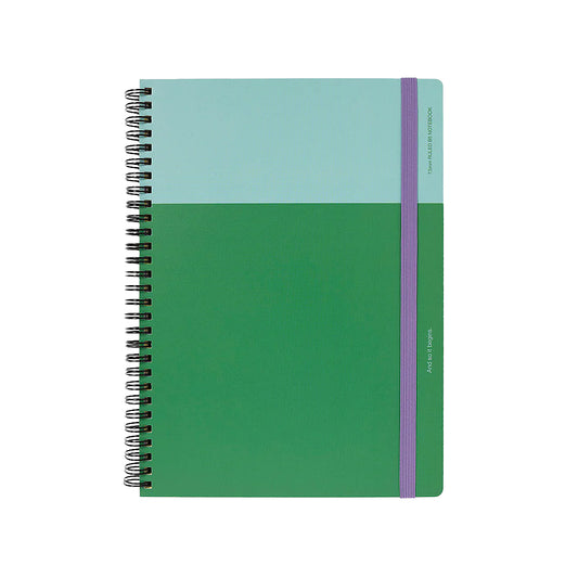 Bound Notebook Sky & Green