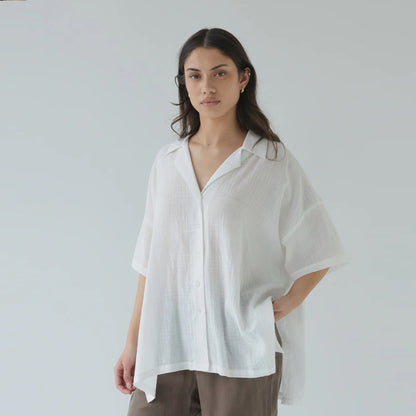 Sophie Store Short Sleeves Shirt Chalk Check