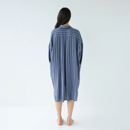 Sophie Store Always Shirt Linen Denim Stripe