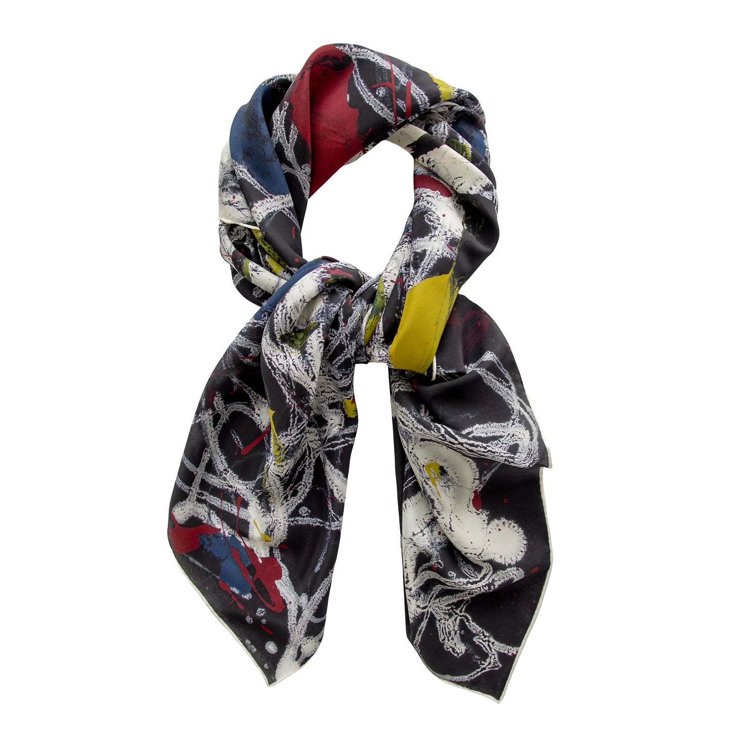 Pollock Number 15 Silk Scarf