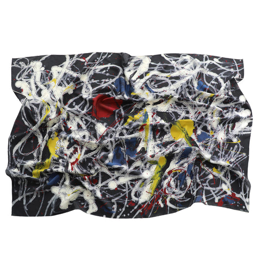 Pollock Number 15 Silk Scarf