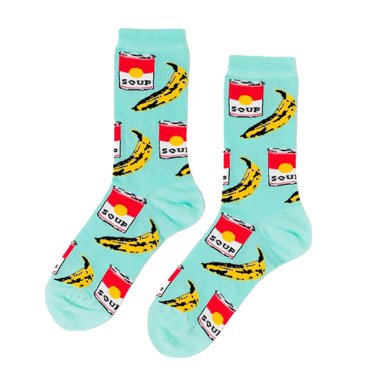 Pop Art Socks Blue