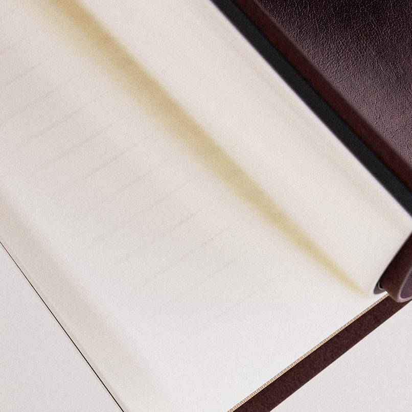 Studio Milligram Refillable Leather Journal Burgundy