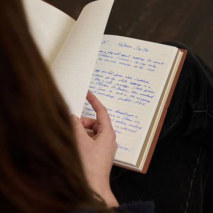 Studio Milligram Refillable Leather Journal Burgundy