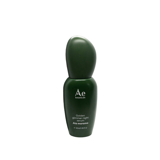 Āe Botanicals Golden Glimmer Night Serum