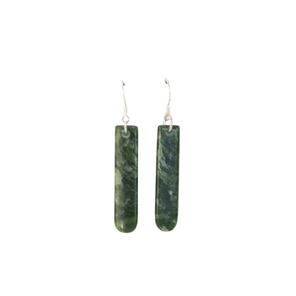 Sands Studio Arahura Kawakawa Pounamu Earrings