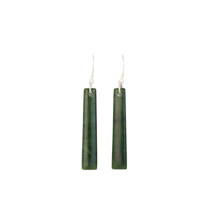 Sands Studio Marsden Kawakawa Pounamu Earrings