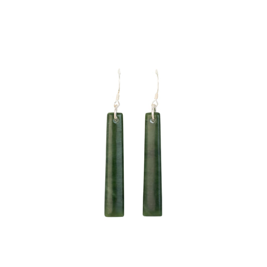 Sands Carving Studio Marsden Kawakawa Pounamu Earrings