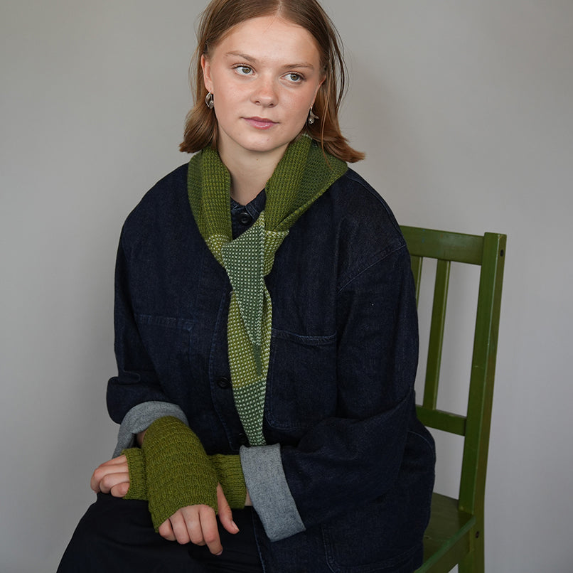 Knit Shepherd Waitaha Neckerchief Totara Merino