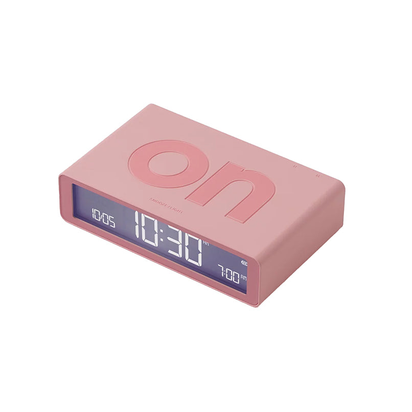Lexon Flip Alarm Clock Pink