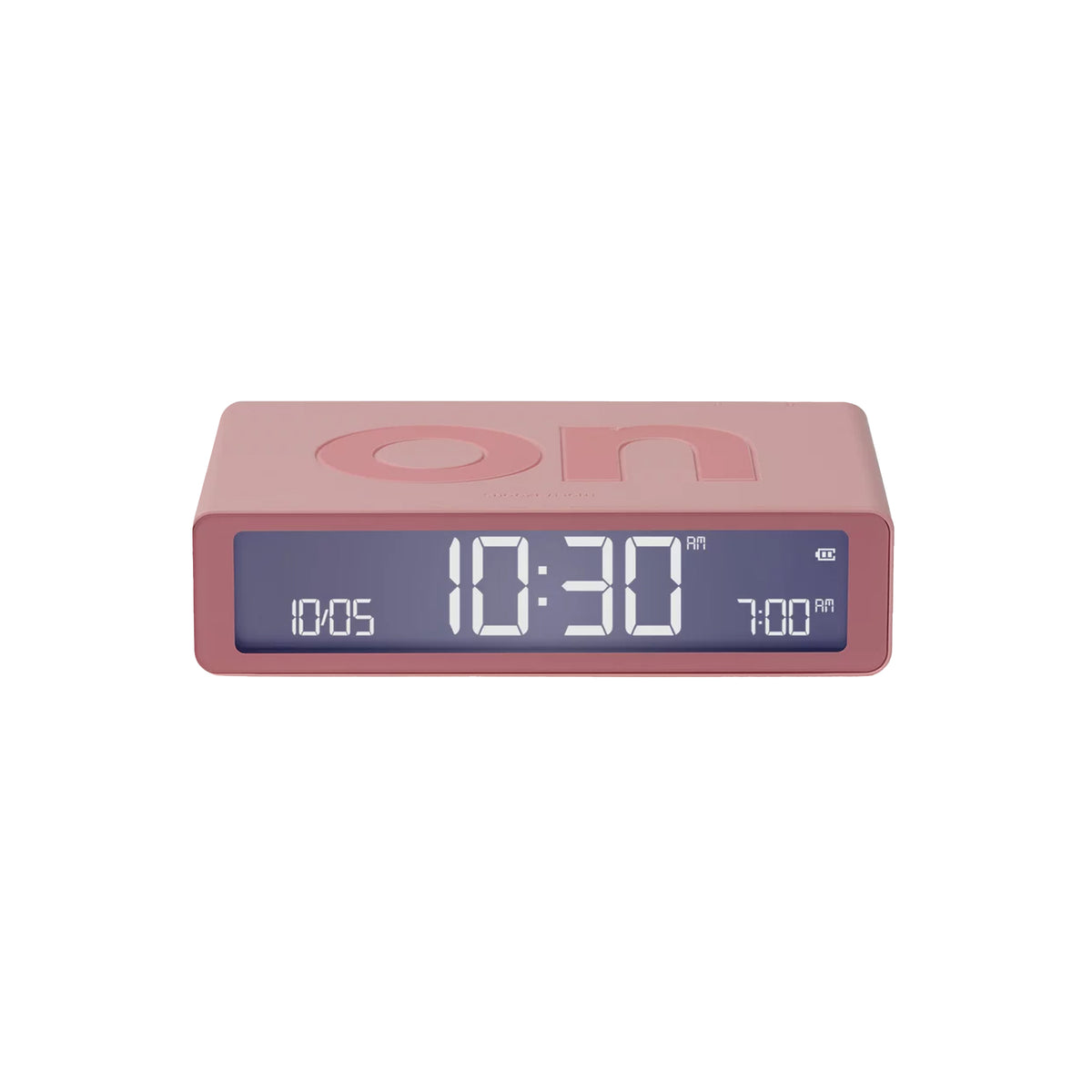 Lexon Flip Alarm Clock Pink
